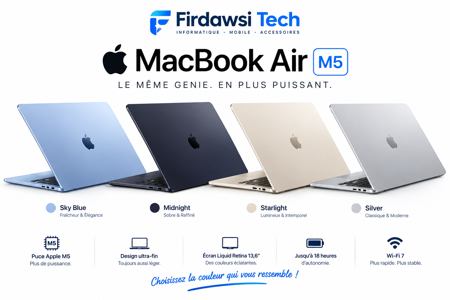 MacBook Air M5 2026 13" — vue 2